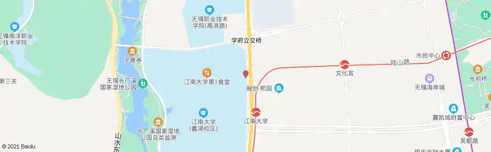 无锡泰山路(长江北路)_公交站地图_无锡公交_妙搜公交查询2025