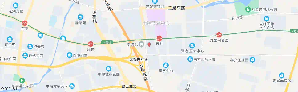 无锡红星美凯龙(麦德龙)_公交站地图_无锡公交_妙搜公交查询2025