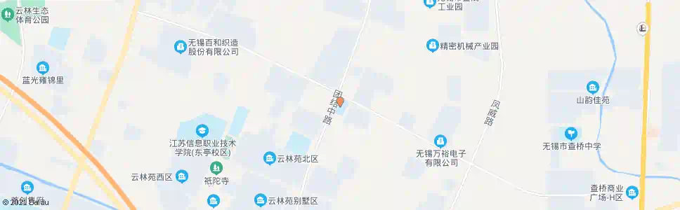 无锡团结路(无锡宏源技师学院)_公交站地图_无锡公交_妙搜公交查询2025