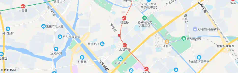 无锡永乐路(清扬路)_公交站地图_无锡公交_妙搜公交查询2025