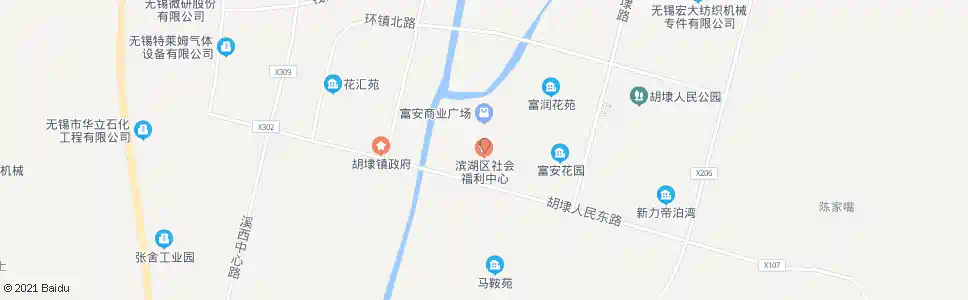 无锡滨湖区社会福利中心_公交站地图_无锡公交_妙搜公交查询2025