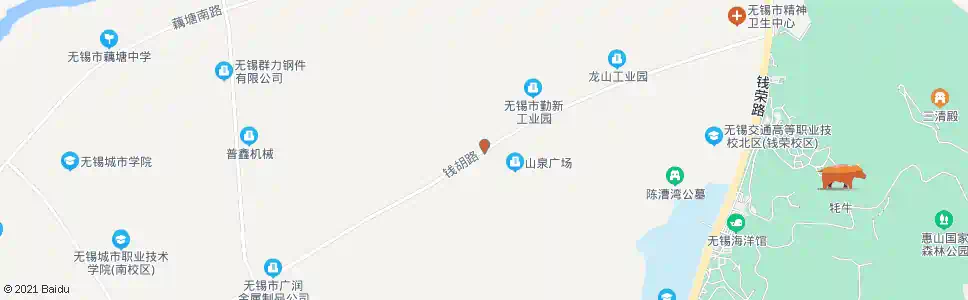 无锡上秦巷_公交站地图_无锡公交_妙搜公交查询2025