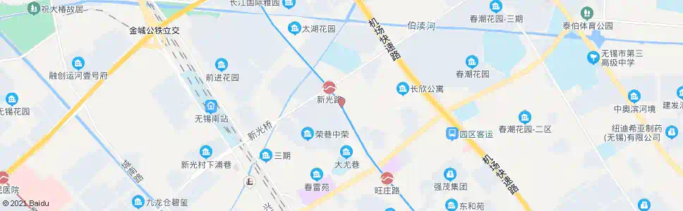 无锡新光路(长江北路)_公交站地图_无锡公交_妙搜公交查询2025