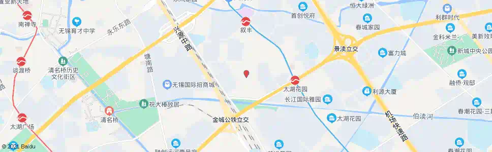 无锡叙丰家园_公交站地图_无锡公交_妙搜公交查询2025