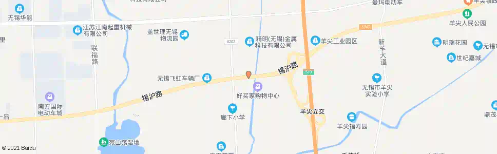 无锡东廊路(城东驾校站)_公交站地图_无锡公交_妙搜公交查询2025