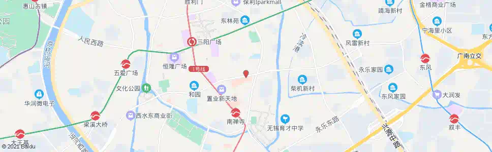 无锡解放东路(学前东路)_公交站地图_无锡公交_妙搜公交查询2025