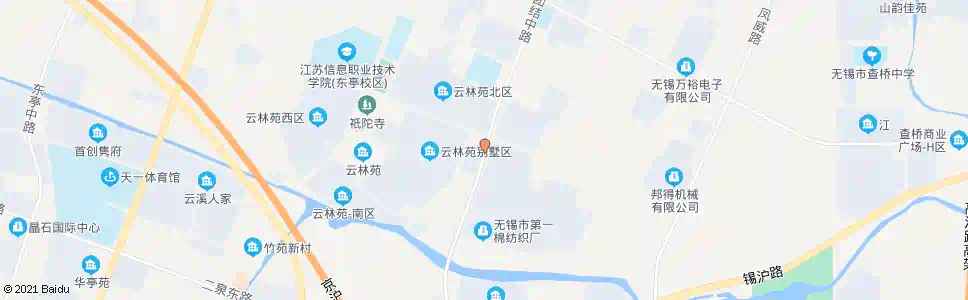 无锡清华同方(春笋路)_公交站地图_无锡公交_妙搜公交查询2025
