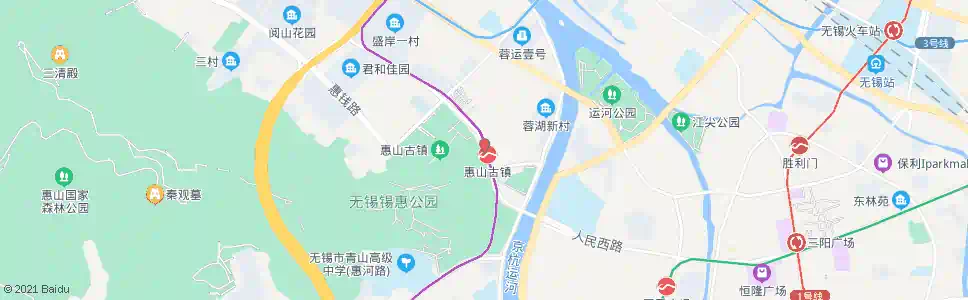 无锡龙光路(古华山路)_公交站地图_无锡公交_妙搜公交查询2025