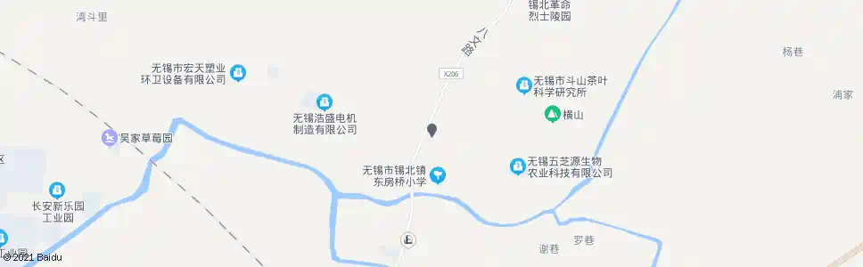 无锡东房桥村委_公交站地图_无锡公交_妙搜公交查询2025