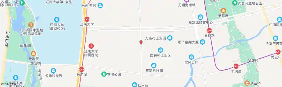 无锡雪丰路(五湖大道)_公交站地图_无锡公交_妙搜公交查询2025