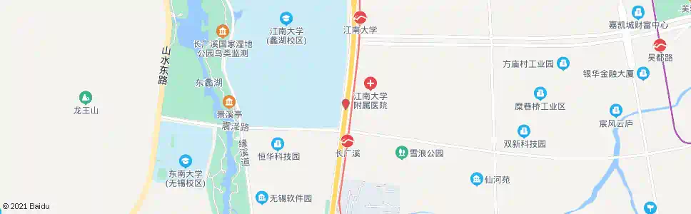 无锡震泽路(蠡湖大道)_公交站地图_无锡公交_妙搜公交查询2025