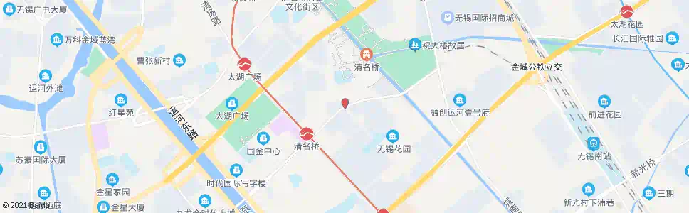 无锡清名东路(通扬路)_公交站地图_无锡公交_妙搜公交查询2025