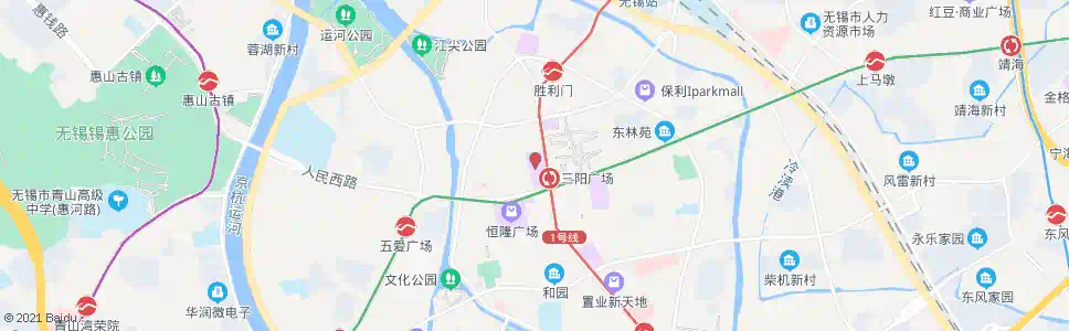 无锡大东方百货(崇安寺)_公交站地图_无锡公交_妙搜公交查询2025