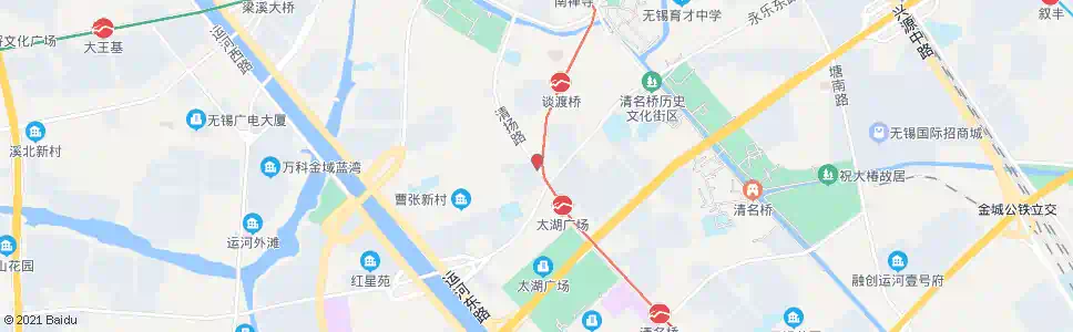 无锡清扬路(永乐路)_公交站地图_无锡公交_妙搜公交查询2025
