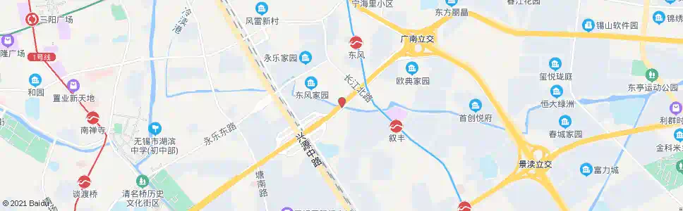 无锡冷渎桥_公交站地图_无锡公交_妙搜公交查询2025