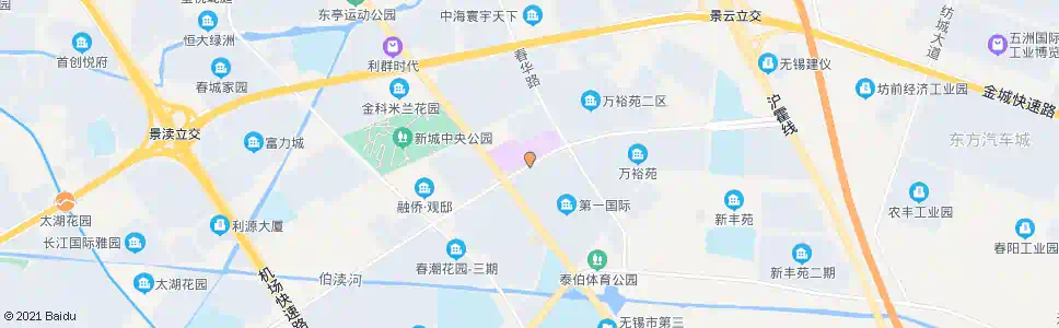 无锡新之城广场_公交站地图_无锡公交_妙搜公交查询2025