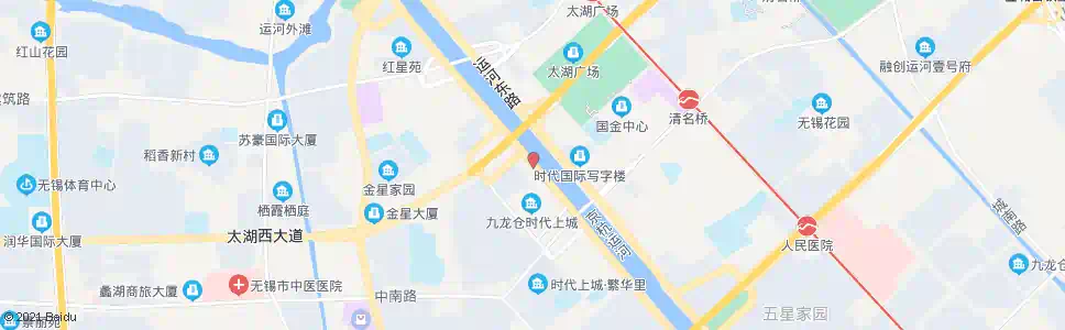 无锡金匮桥(运河西路)_公交站地图_无锡公交_妙搜公交查询2025
