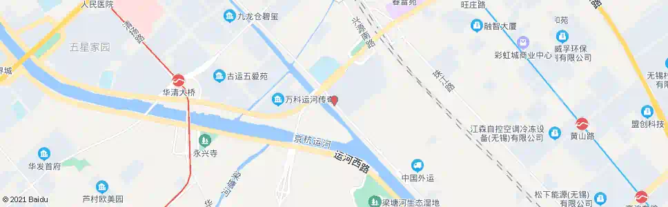 无锡旺庄路(城南路)_公交站地图_无锡公交_妙搜公交查询2025