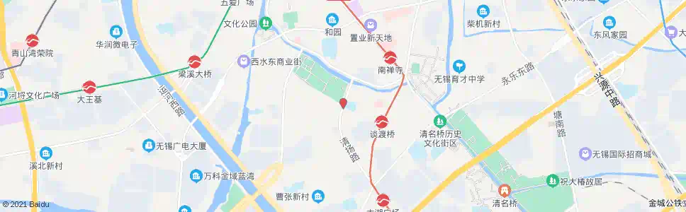 无锡振新路(清扬路)_公交站地图_无锡公交_妙搜公交查询2025