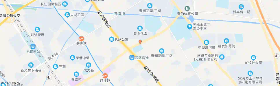 无锡春潮村_公交站地图_无锡公交_妙搜公交查询2025