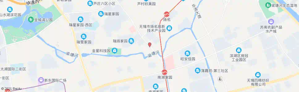 无锡梁南桥(明丽雅公司)_公交站地图_无锡公交_妙搜公交查询2025