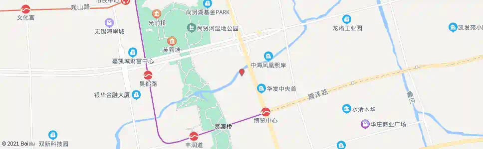 无锡新区管委会(净慧东路)_公交站地图_无锡公交_妙搜公交查询2025