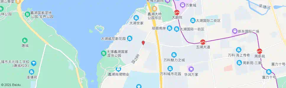 无锡威尼斯花园_公交站地图_无锡公交_妙搜公交查询2025