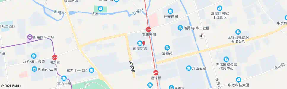 无锡南湖家园(高运路)_公交站地图_无锡公交_妙搜公交查询2025
