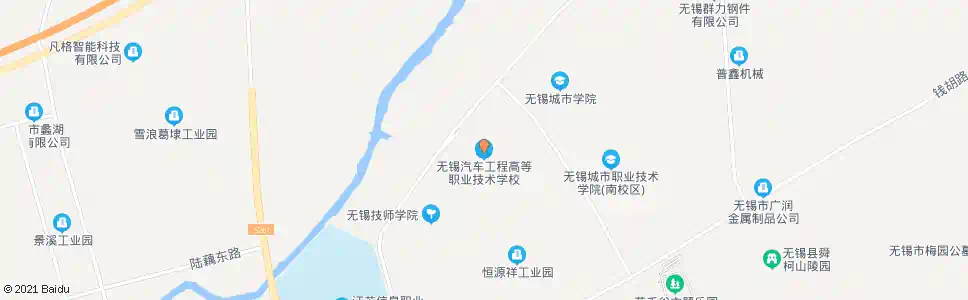 无锡无锡汽车工程学院_公交站地图_无锡公交_妙搜公交查询2025
