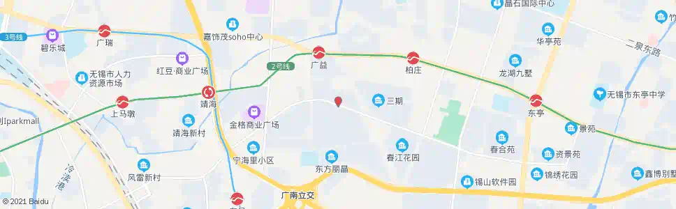 无锡崇安集贸市场(东方汽车二城)_公交站地图_无锡公交_妙搜公交查询2025