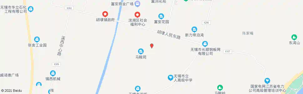 无锡胡埭路(强胡路)_公交站地图_无锡公交_妙搜公交查询2025