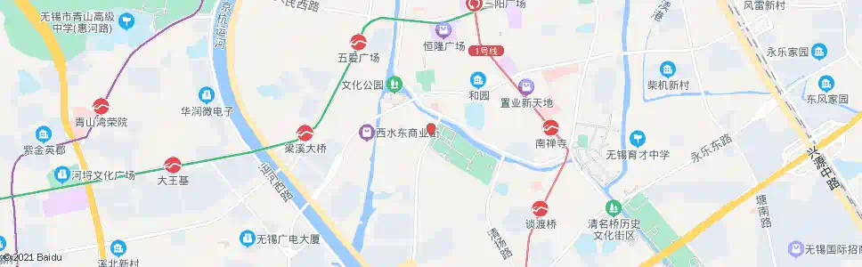 无锡体育公园(清真寺)_公交站地图_无锡公交_妙搜公交查询2025