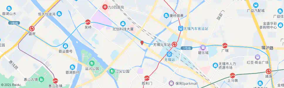 无锡东林立交(旧货市场)_公交站地图_无锡公交_妙搜公交查询2025