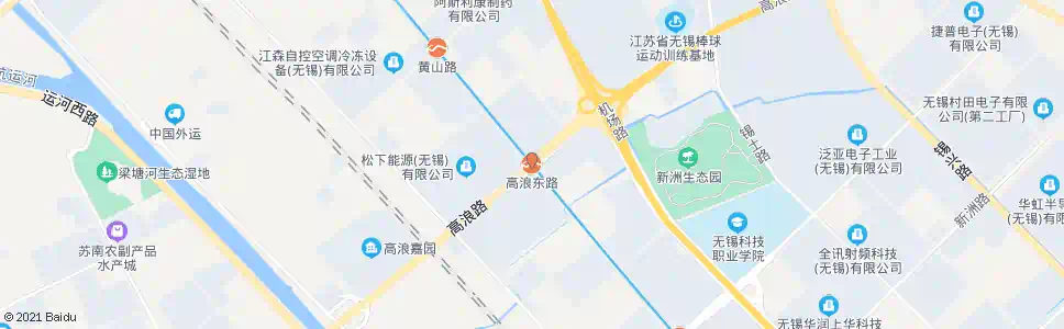无锡高浪路_公交站地图_无锡公交_妙搜公交查询2025