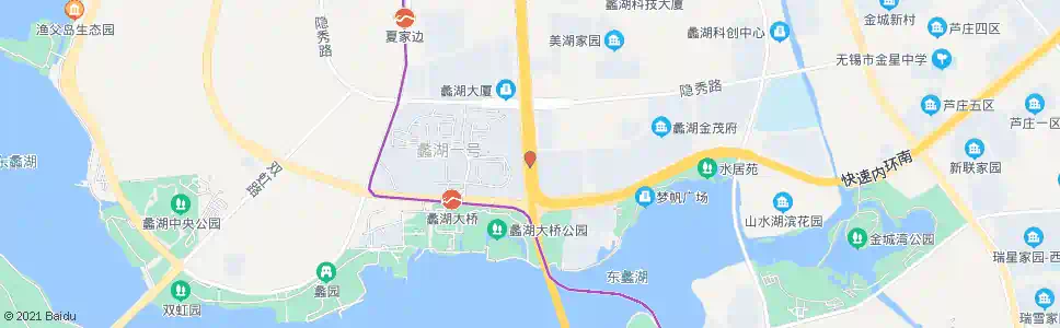 无锡蠡湖大桥_公交站地图_无锡公交_妙搜公交查询2025
