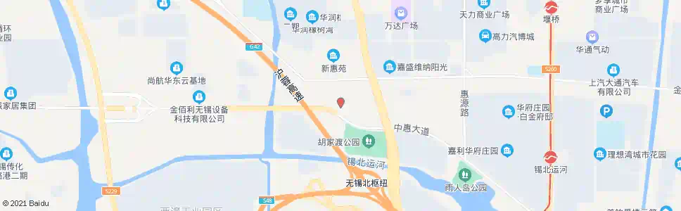无锡胡家渡_公交站地图_无锡公交_妙搜公交查询2025