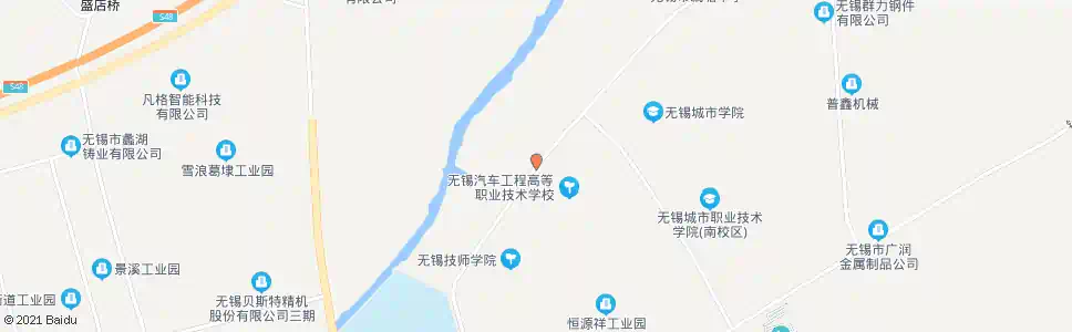 无锡无锡汽车工程学校(无锡交通技师学院)_公交站地图_无锡公交_妙搜公交查询2025