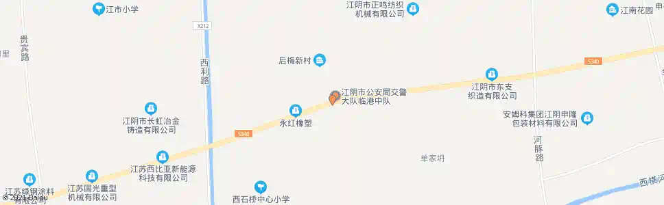无锡交警中队(澄西法庭)_公交站地图_无锡公交_妙搜公交查询2025