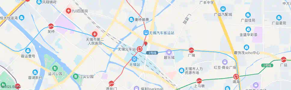 无锡无锡中央车站_公交站地图_无锡公交_妙搜公交查询2025