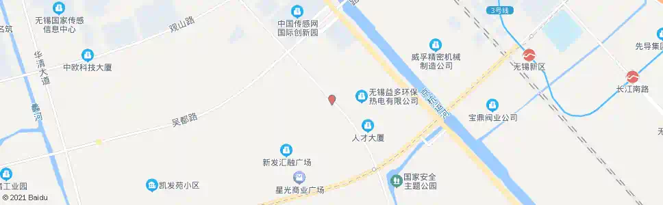无锡新城水厂(国家软件园三期)_公交站地图_无锡公交_妙搜公交查询2025