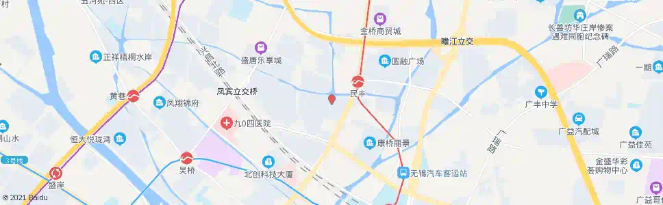 无锡蔚蓝观邸(锡澄二村)_公交站地图_无锡公交_妙搜公交查询2025