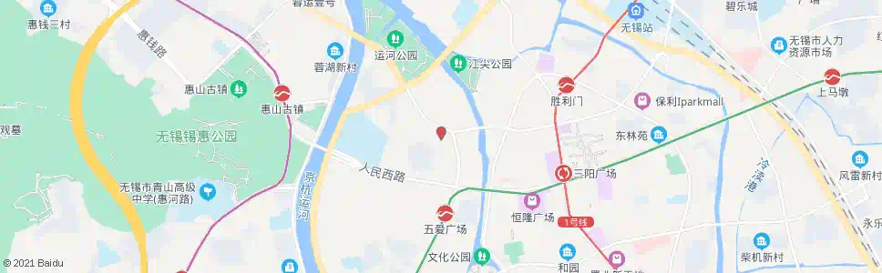 无锡五爱北路(金置电脑广场)_公交站地图_无锡公交_妙搜公交查询2025