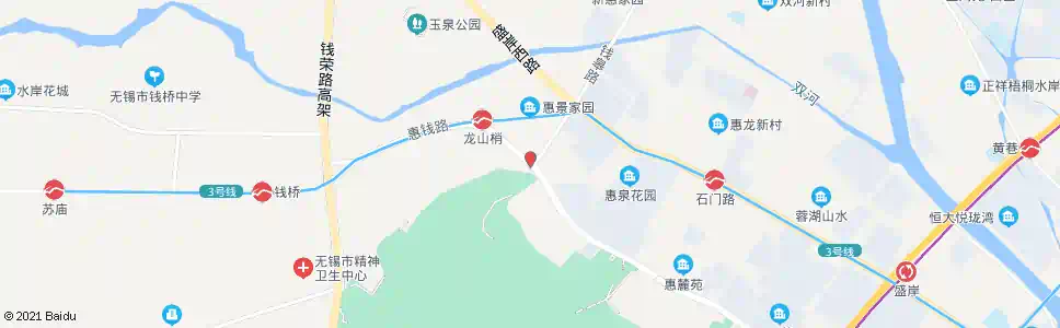 无锡钱皋路(惠钱路)_公交站地图_无锡公交_妙搜公交查询2025