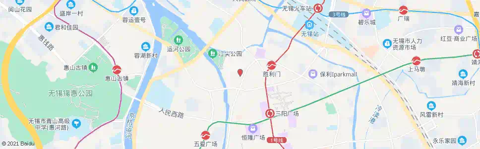 无锡梁溪大桥(建设银行)_公交站地图_无锡公交_妙搜公交查询2025