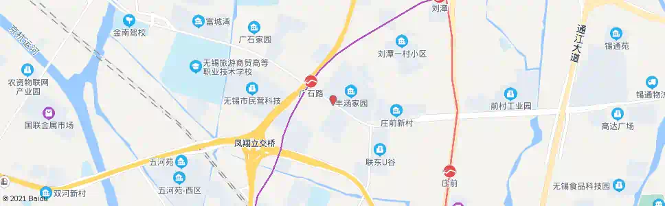 无锡凤翔路(广石路)_公交站地图_无锡公交_妙搜公交查询2025