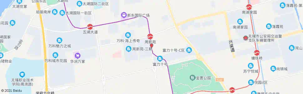 无锡大通路(立信校区)_公交站地图_无锡公交_妙搜公交查询2025