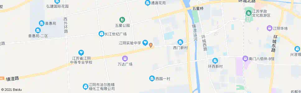无锡江阴实验中学(春申中学)_公交站地图_无锡公交_妙搜公交查询2025