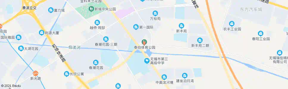 无锡泰伯广场_公交站地图_无锡公交_妙搜公交查询2025