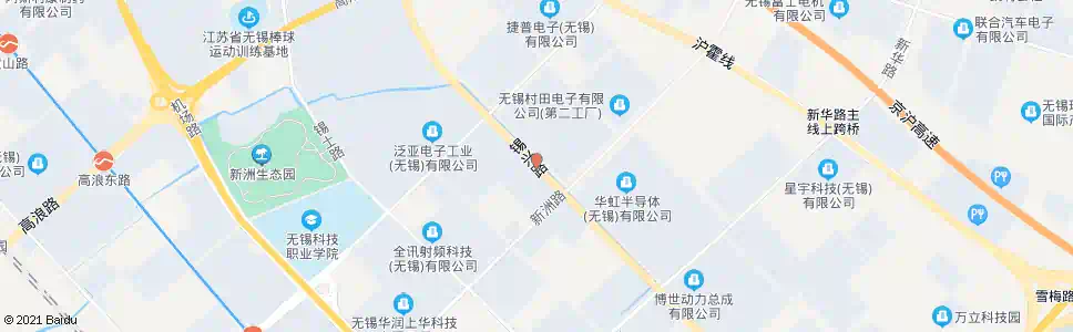 无锡新洲路(锡兴路)_公交站地图_无锡公交_妙搜公交查询2025