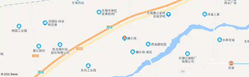 无锡藕乐苑_公交站地图_无锡公交_妙搜公交查询2025